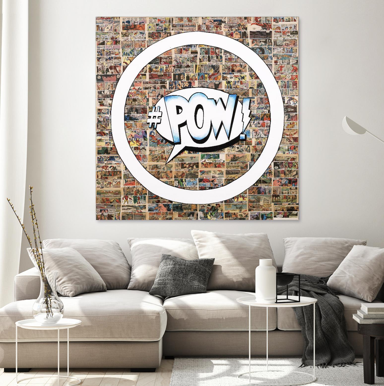Smoke Circus I by Daleno Art on GIANT ART - white patterns  circle 