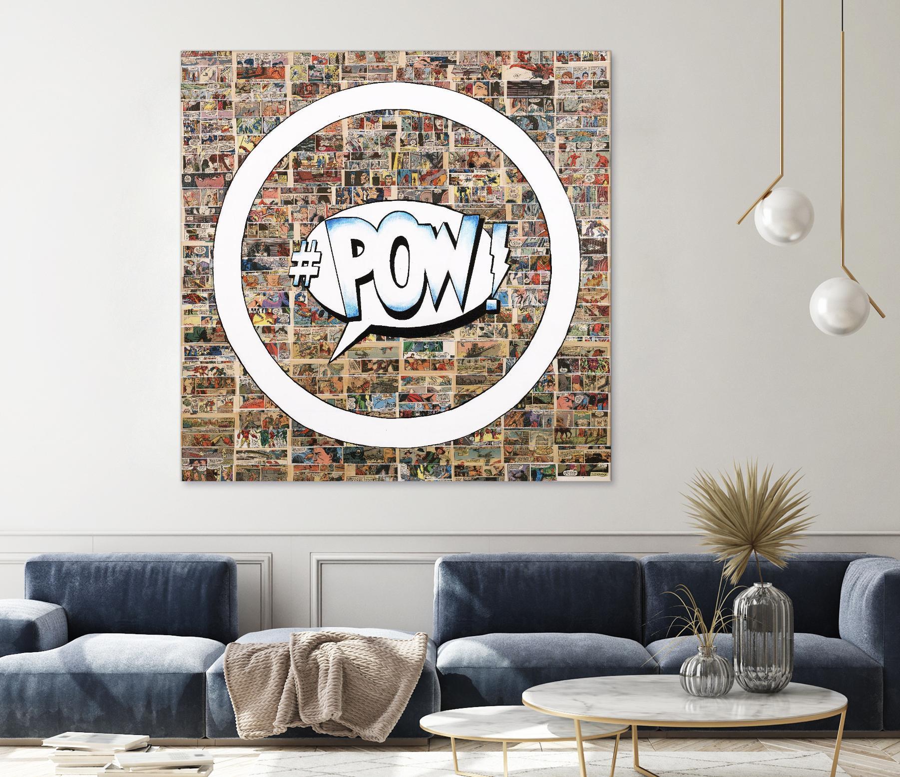 Smoke Circus I by Daleno Art on GIANT ART - white patterns  circle 