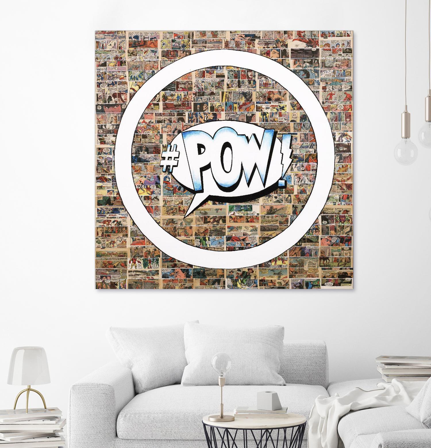 Smoke Circus I by Daleno Art on GIANT ART - white patterns  circle 