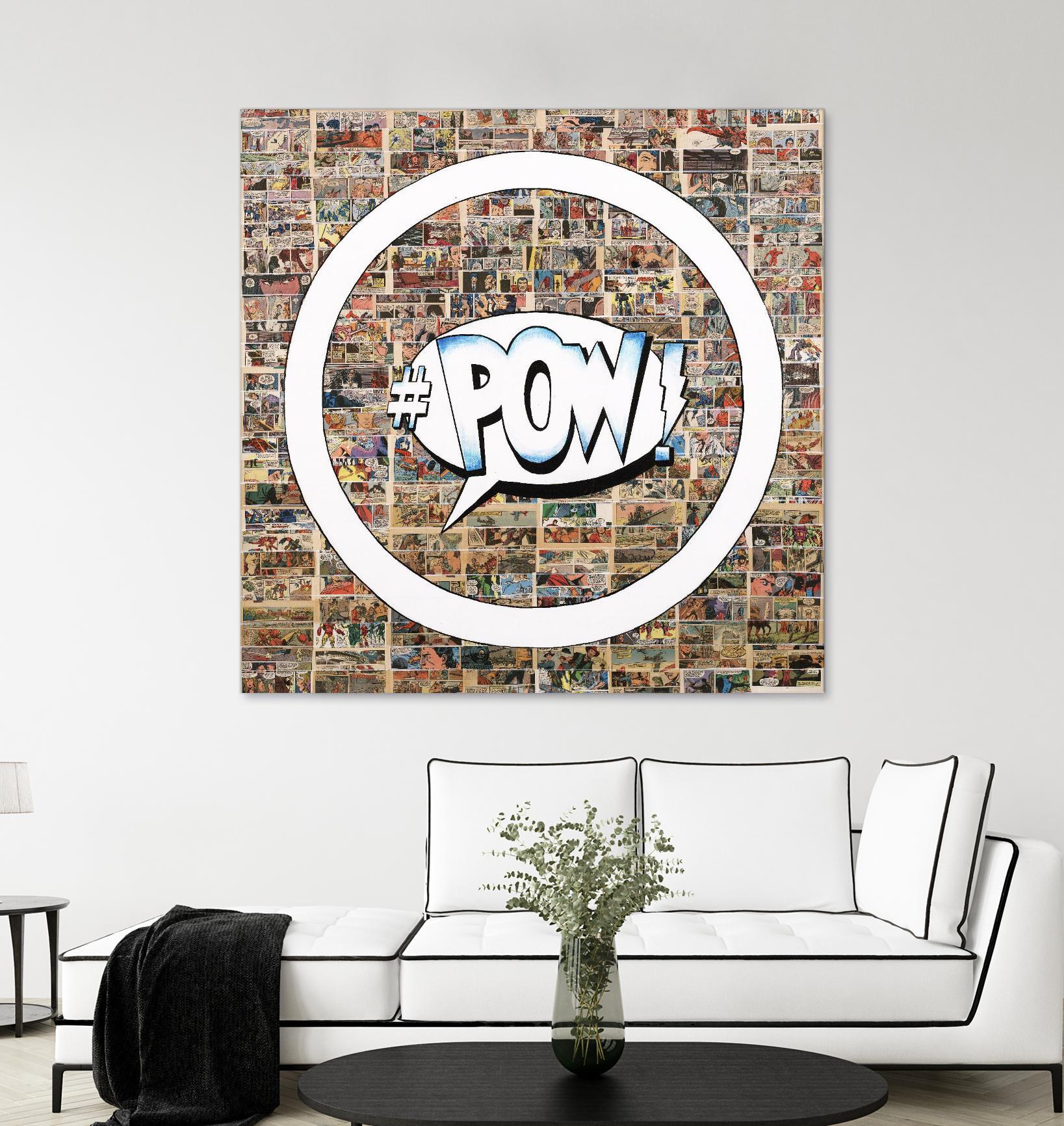Smoke Circus I by Daleno Art on GIANT ART - white patterns  circle 