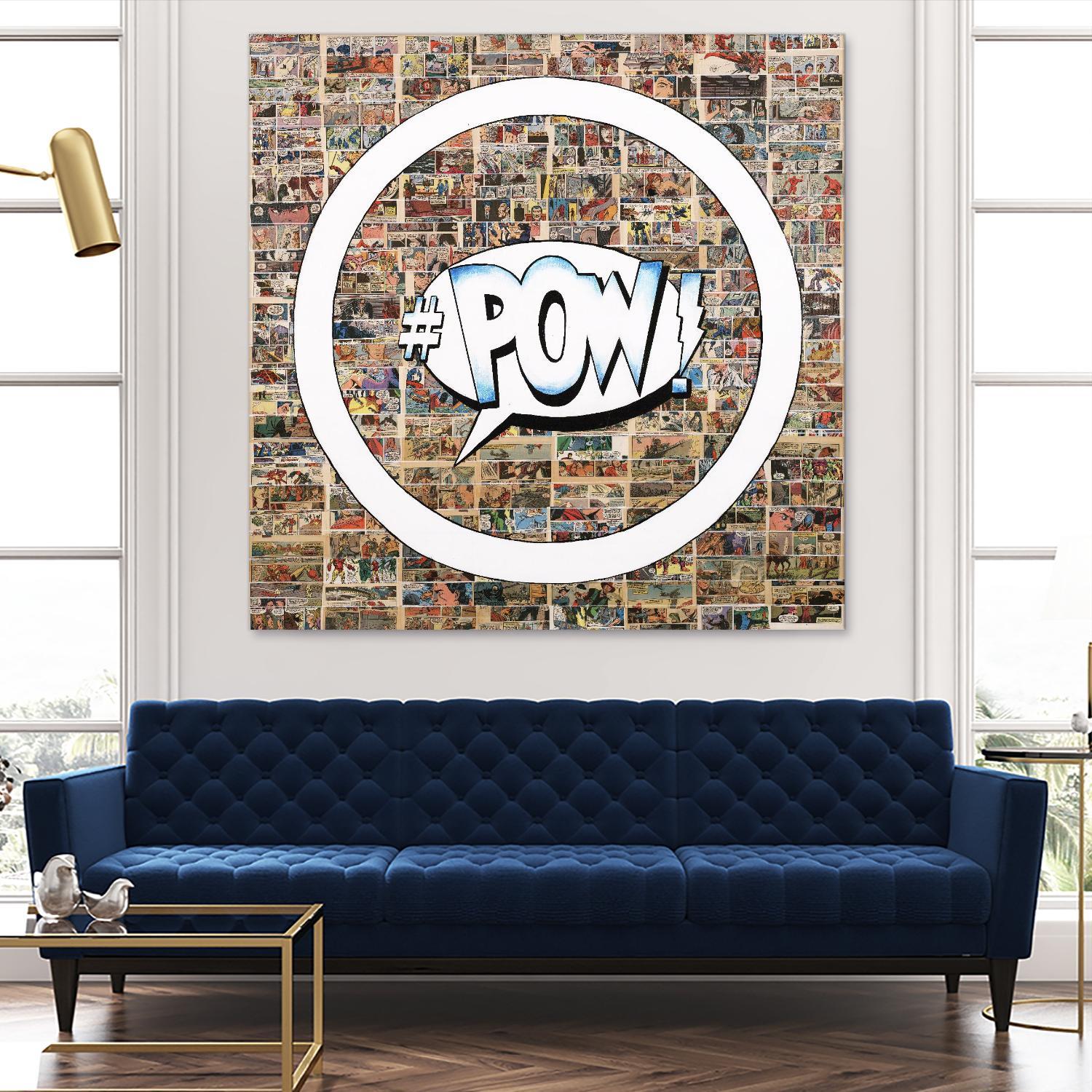 Smoke Circus I by Daleno Art on GIANT ART - white patterns  circle 