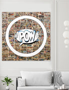 Smoke Circus I by Daleno Art on GIANT ART - white patterns  circle 