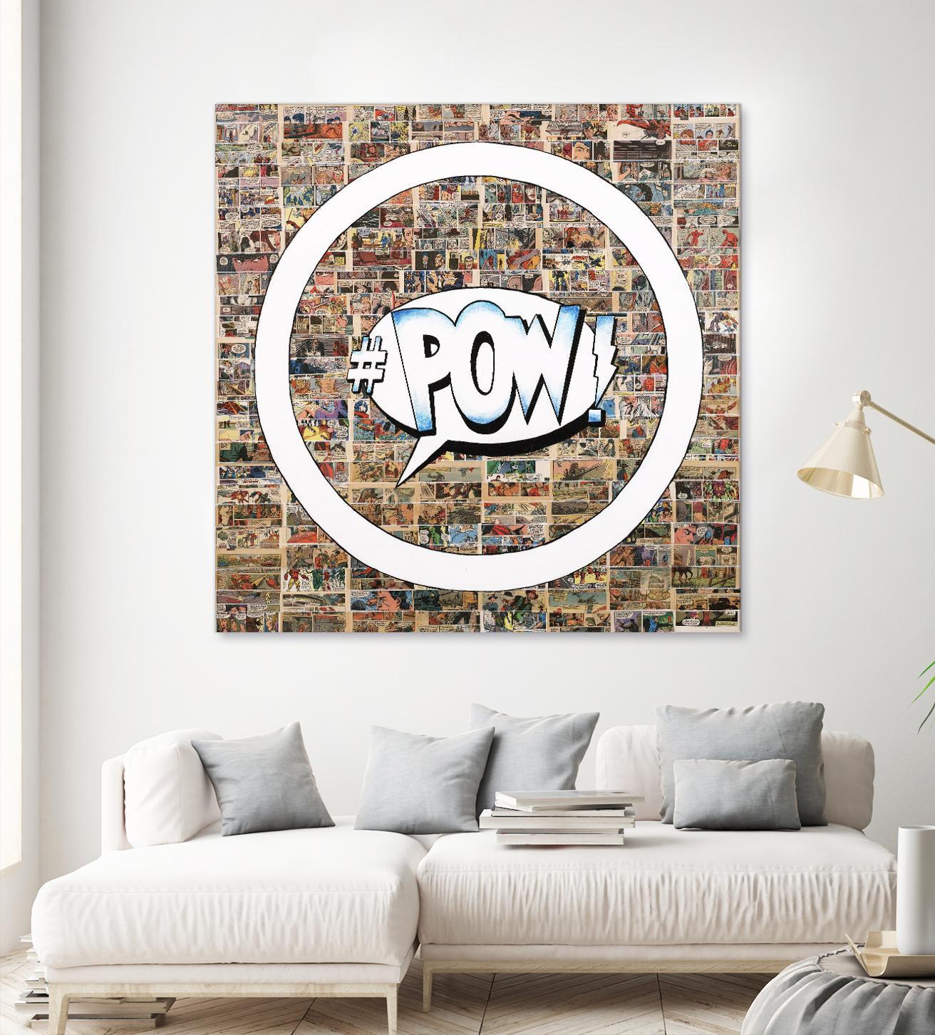 Smoke Circus I by Daleno Art on GIANT ART - white patterns  circle 