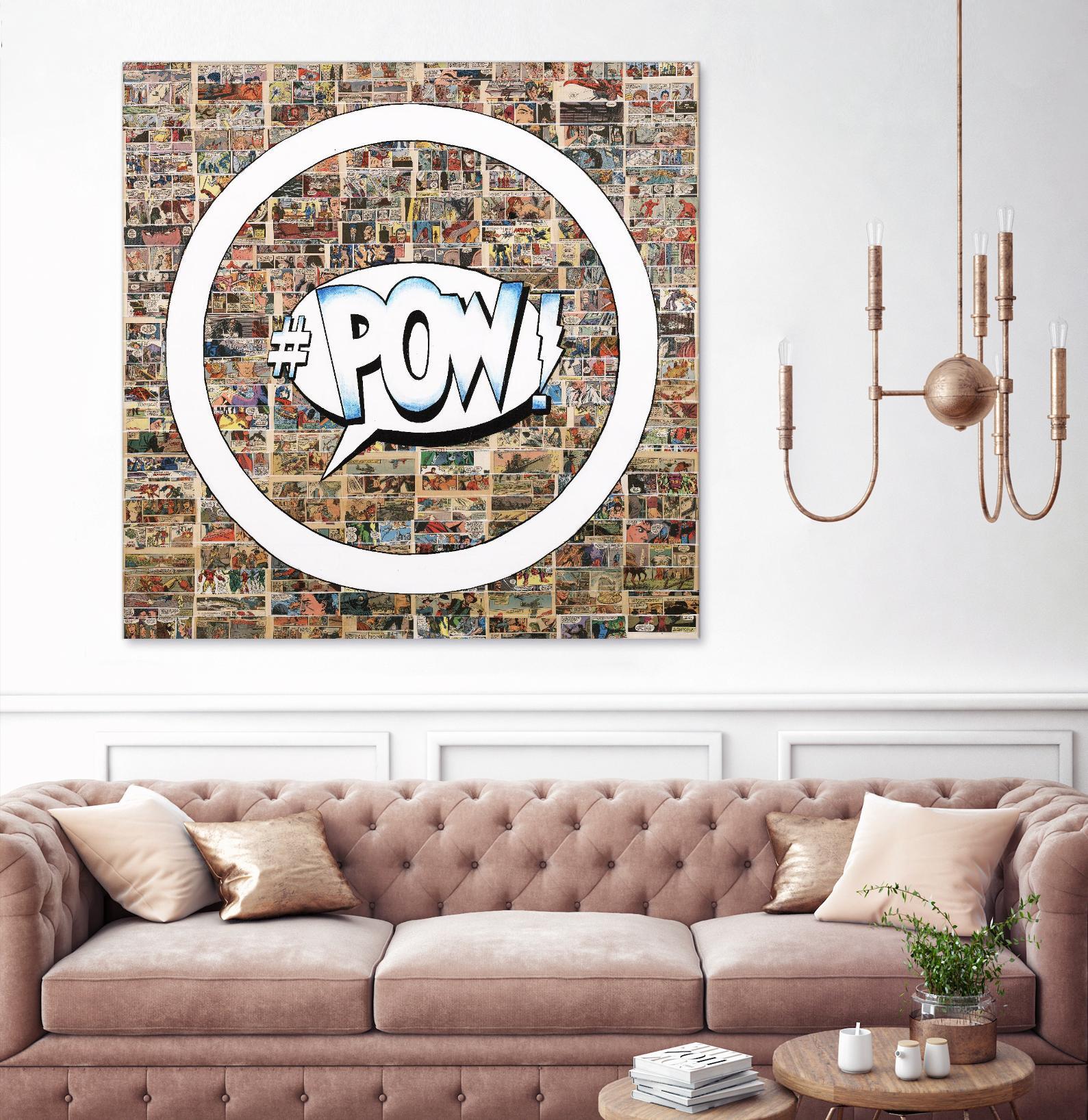Smoke Circus I by Daleno Art on GIANT ART - white patterns  circle 