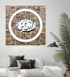 Smoke Circus I by Daleno Art on GIANT ART - white patterns  circle 