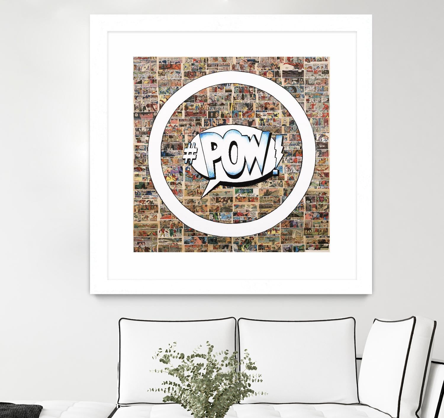 Smoke Circus I by Daleno Art on GIANT ART - white patterns  circle 