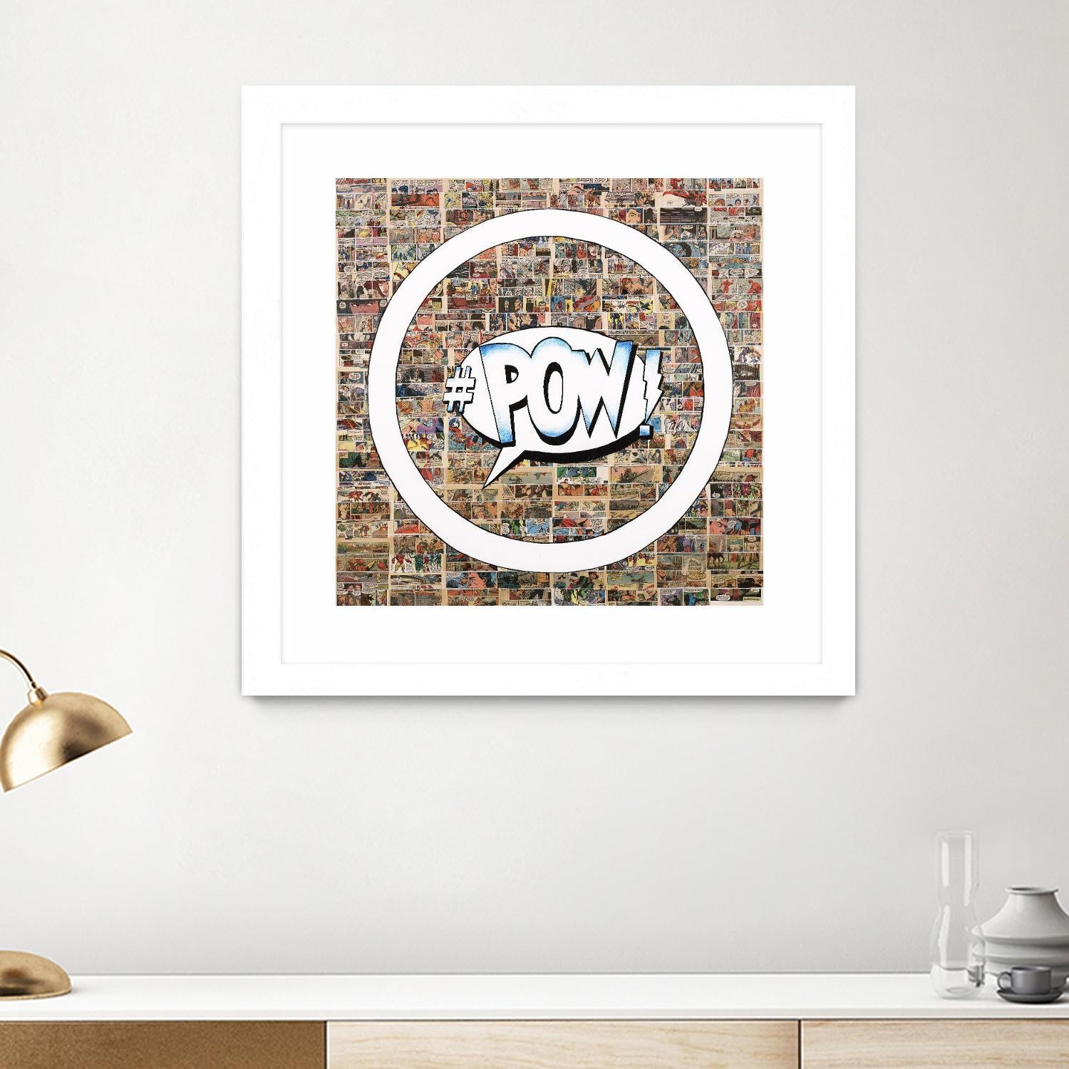 Smoke Circus I by Daleno Art on GIANT ART - white patterns  circle 