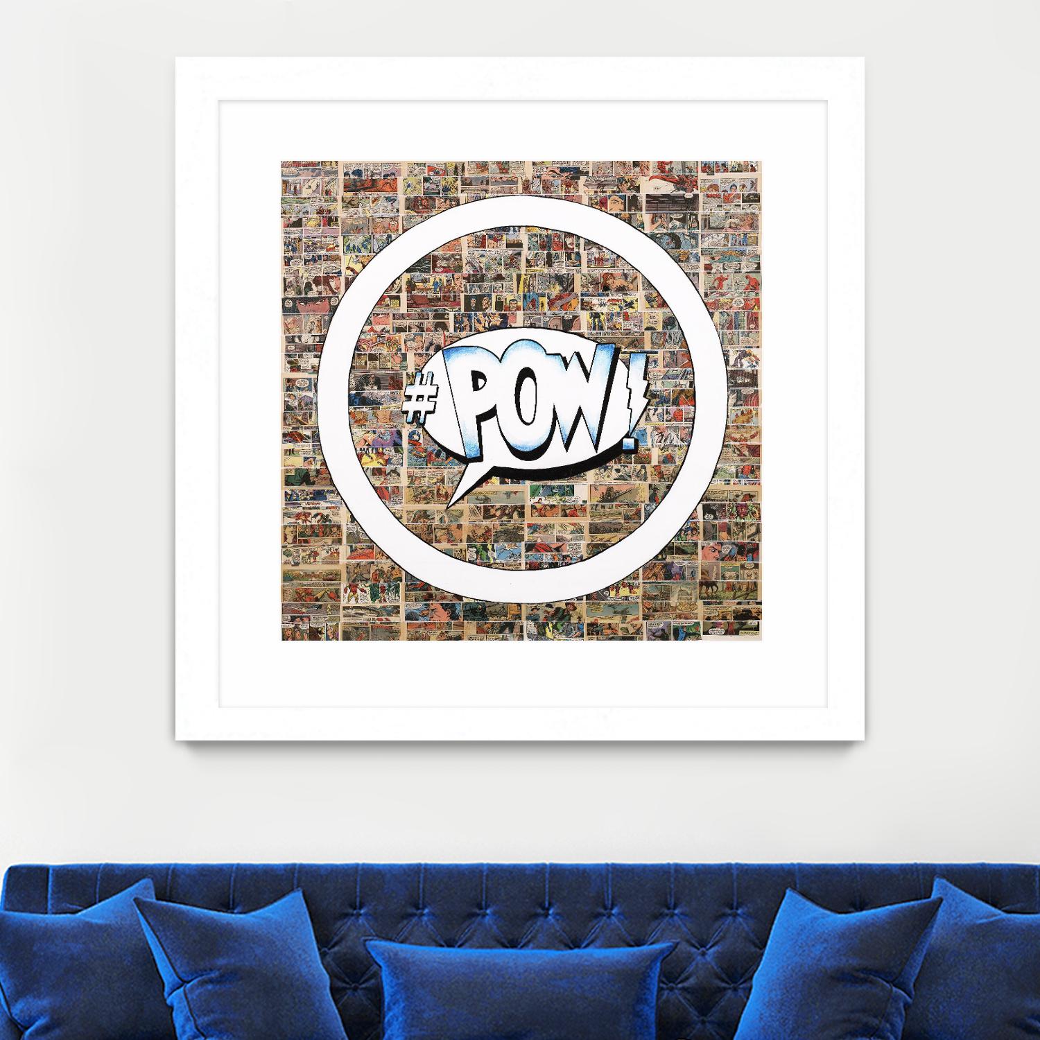 Smoke Circus I by Daleno Art on GIANT ART - white patterns  circle 