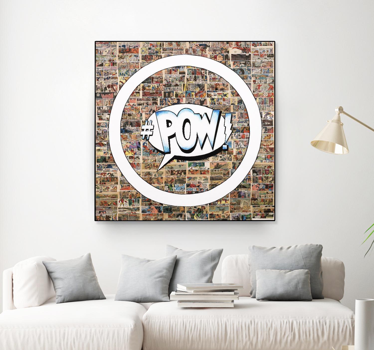 Smoke Circus I by Daleno Art on GIANT ART - white patterns  circle 