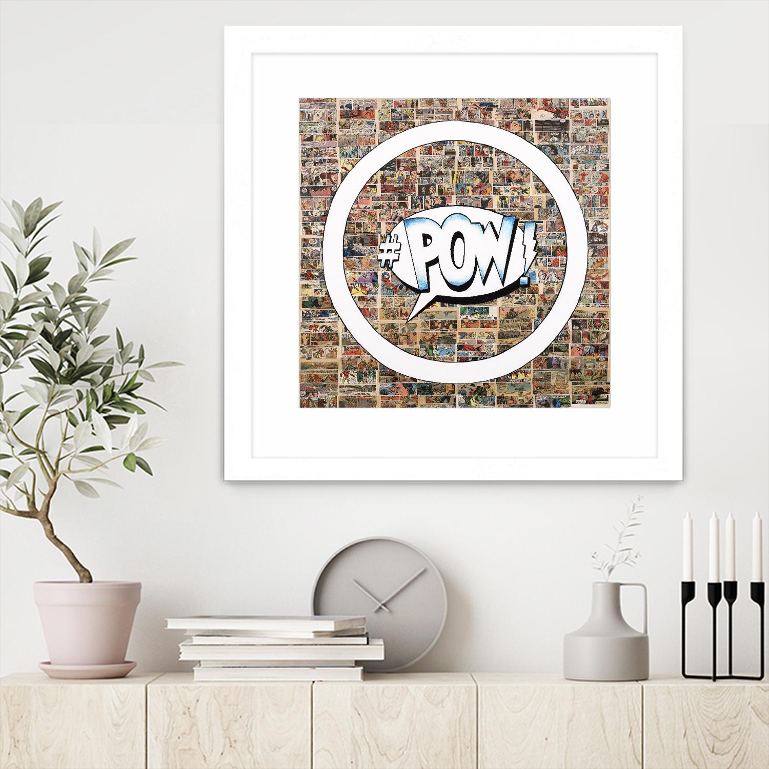Smoke Circus I by Daleno Art on GIANT ART - white patterns  circle 