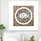 Smoke Circus I by Daleno Art on GIANT ART - white patterns  circle 