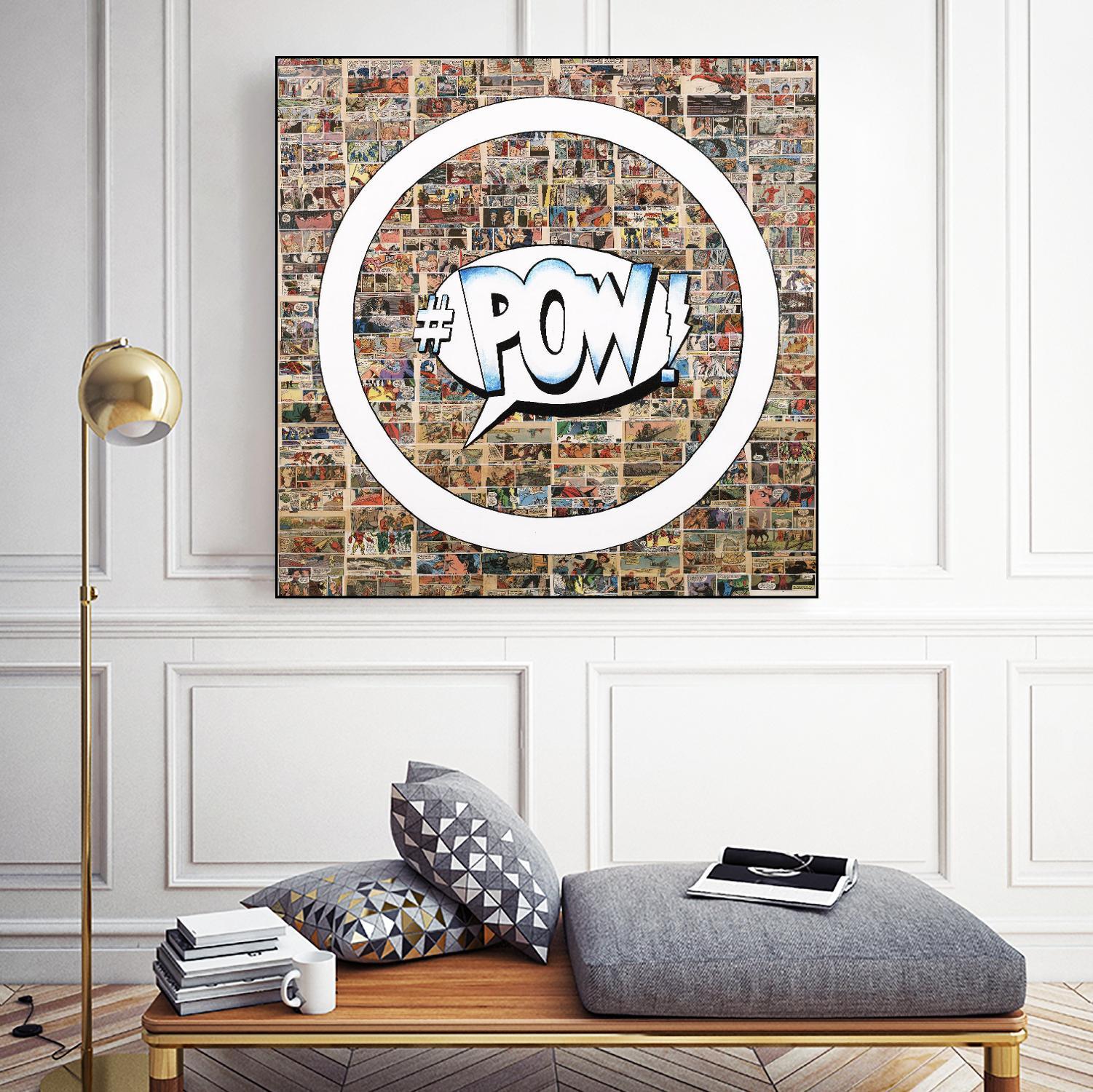 Smoke Circus I by Daleno Art on GIANT ART - white patterns  circle 