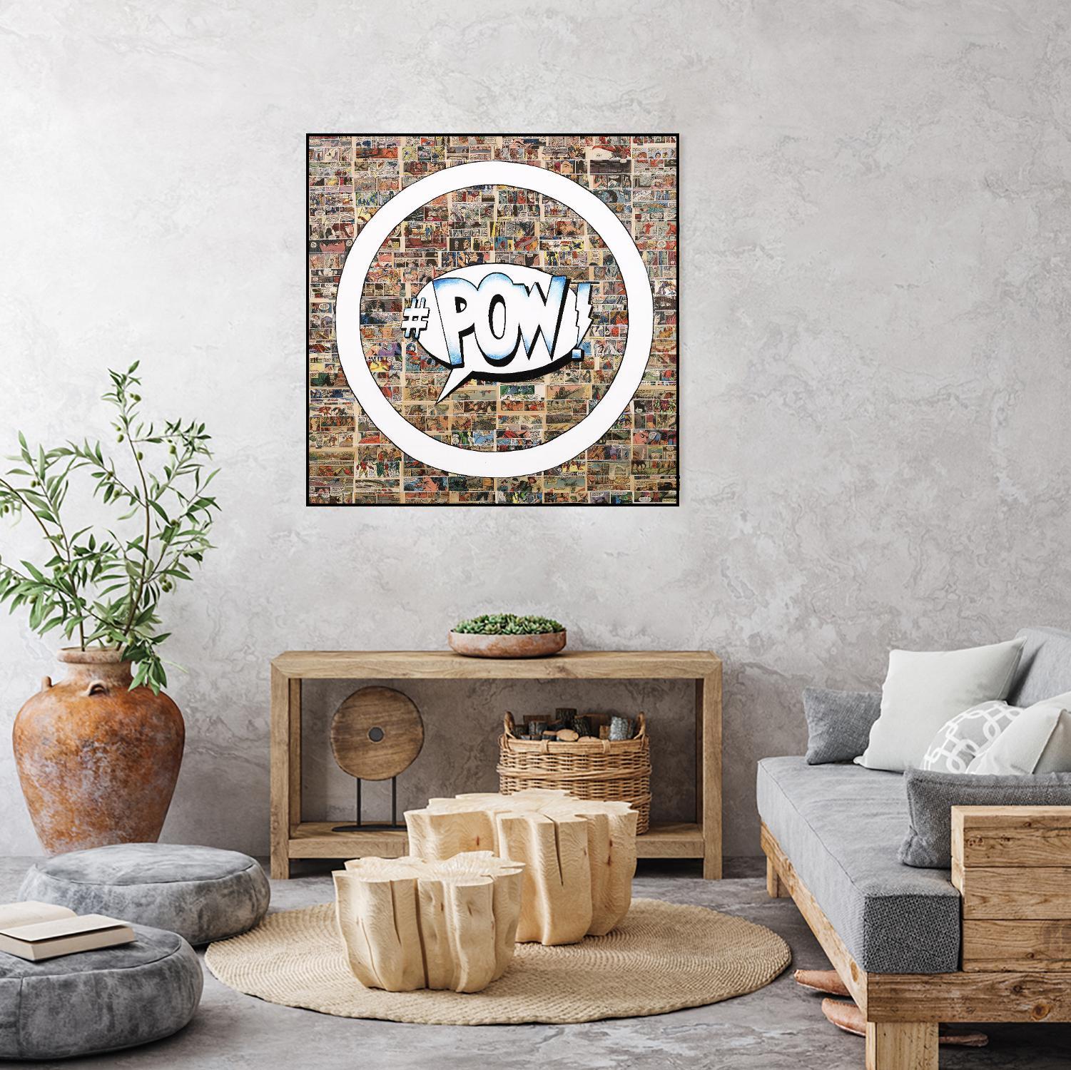 Smoke Circus I by Daleno Art on GIANT ART - white patterns  circle 