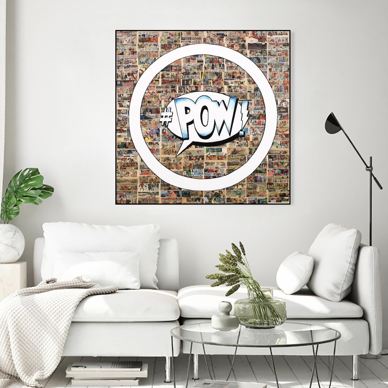 Smoke Circus I by Daleno Art on GIANT ART - white patterns  circle 