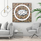 Smoke Circus I by Daleno Art on GIANT ART - white patterns  circle 