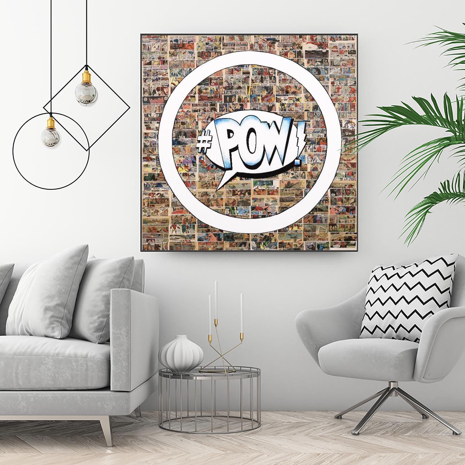 Smoke Circus I by Daleno Art on GIANT ART - white patterns  circle 