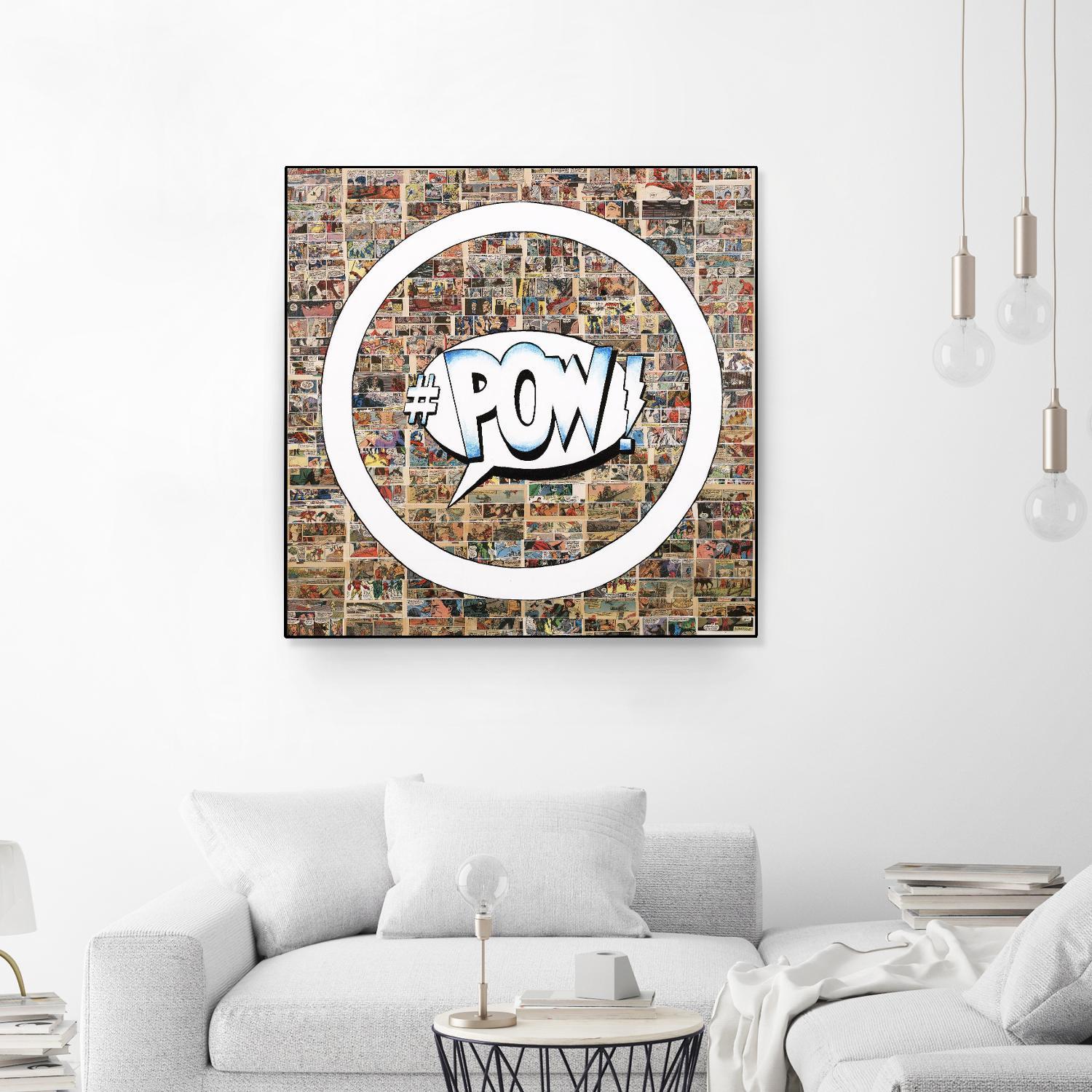 Smoke Circus I by Daleno Art on GIANT ART - white patterns  circle 