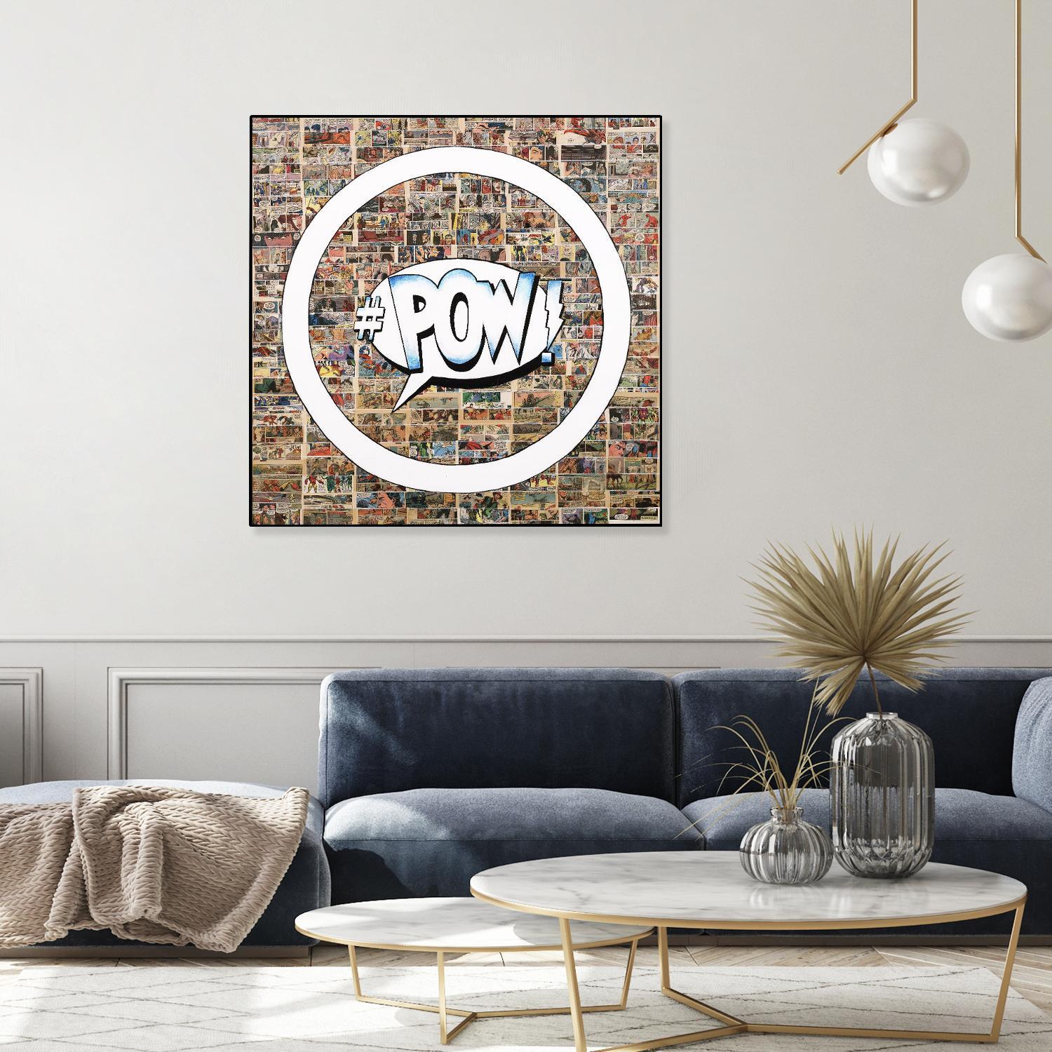 Smoke Circus I by Daleno Art on GIANT ART - white patterns  circle 