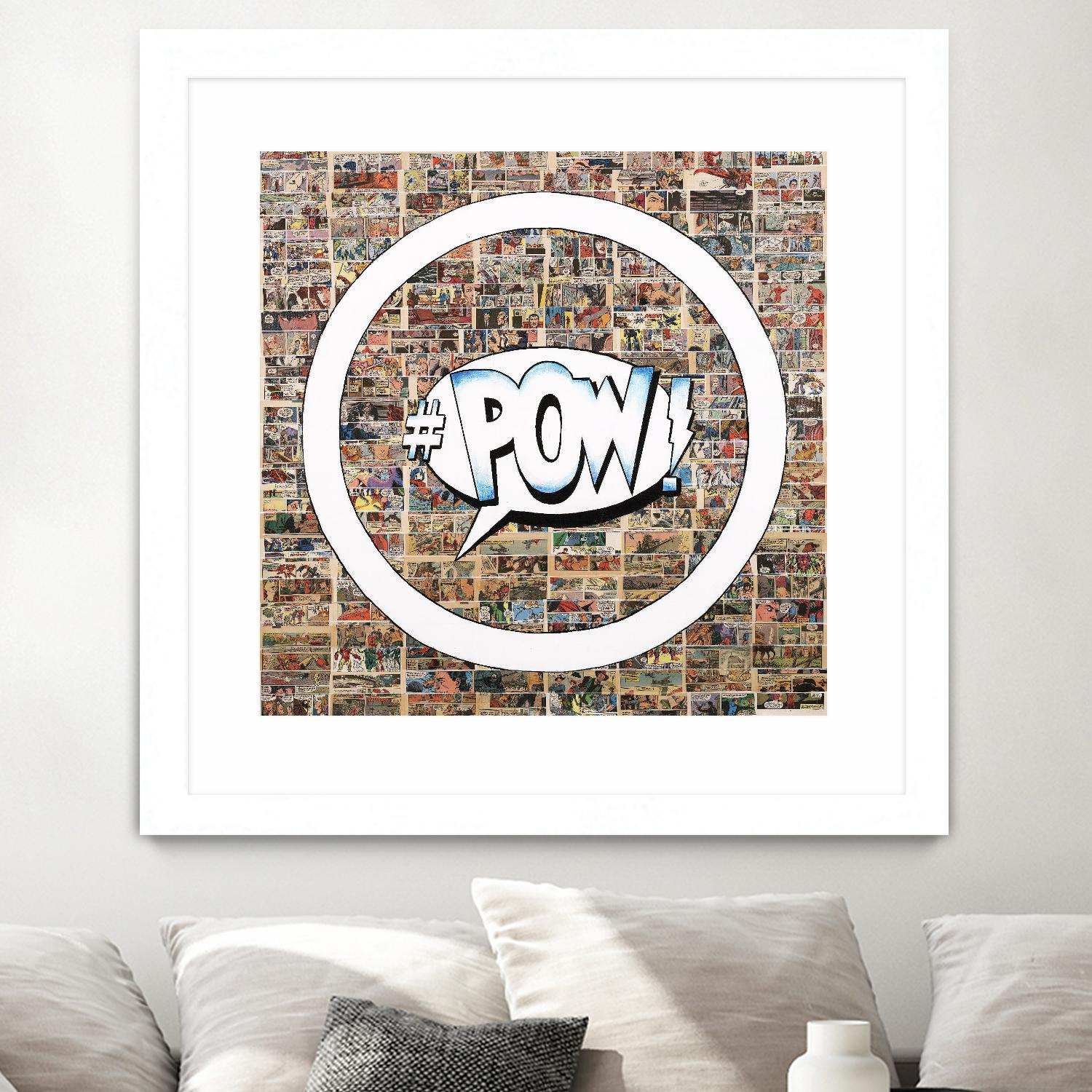 Smoke Circus I by Daleno Art on GIANT ART - white patterns  circle 