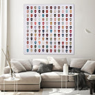 Gorgeous Crowd by Daleno Art on GIANT ART - red abstract