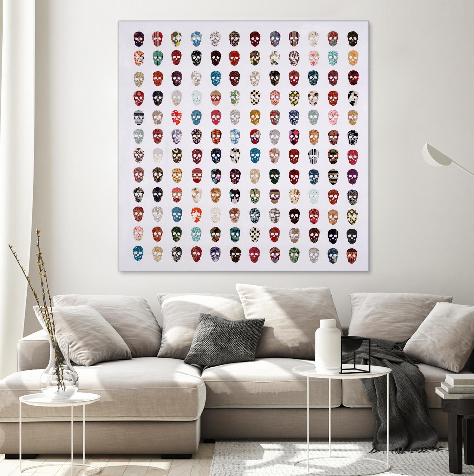 Gorgeous Crowd by Daleno Art on GIANT ART - red abstract