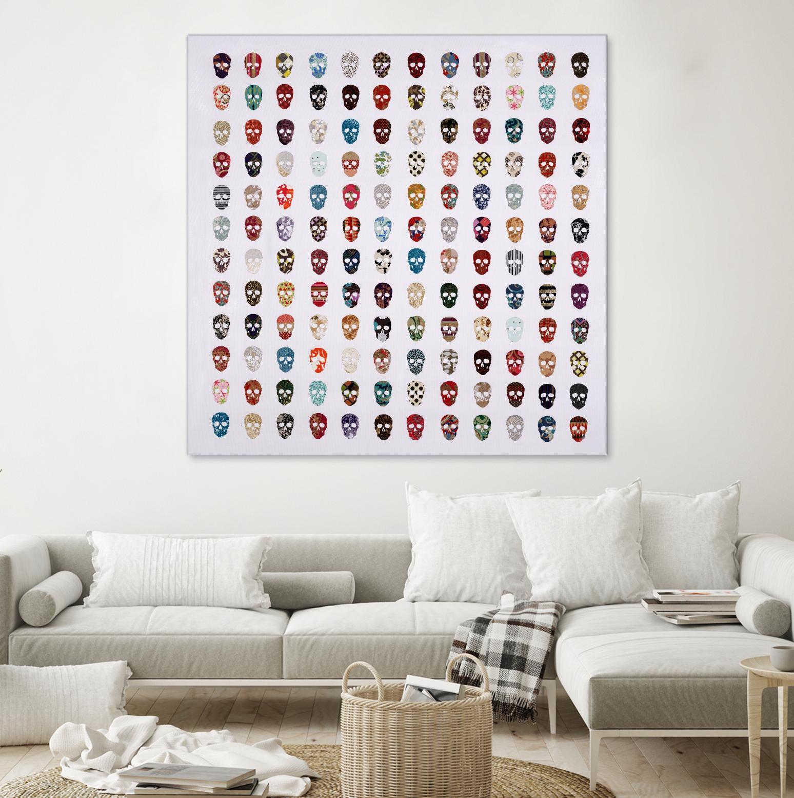 Gorgeous Crowd by Daleno Art on GIANT ART - red abstract