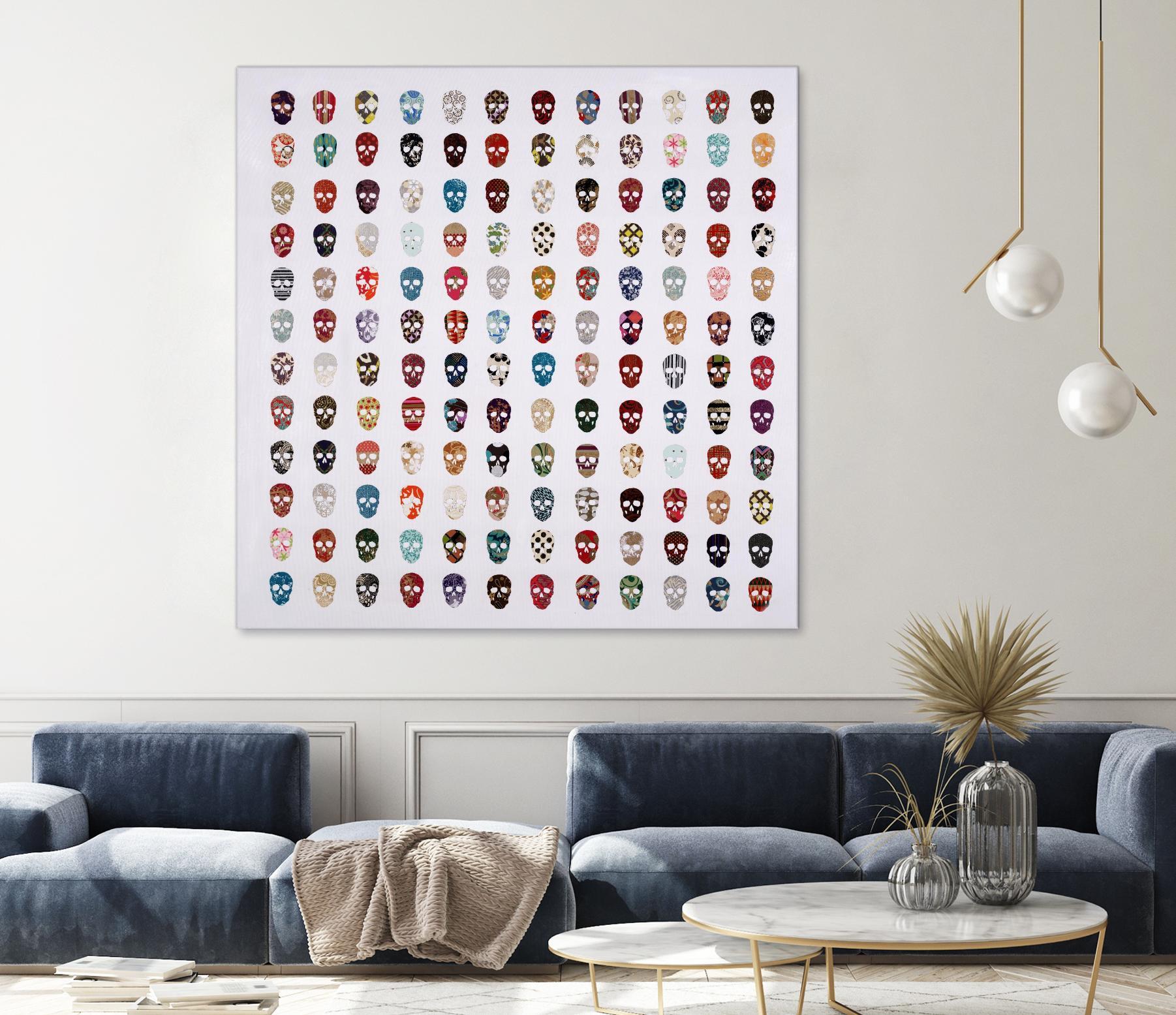 Gorgeous Crowd by Daleno Art on GIANT ART - red abstract
