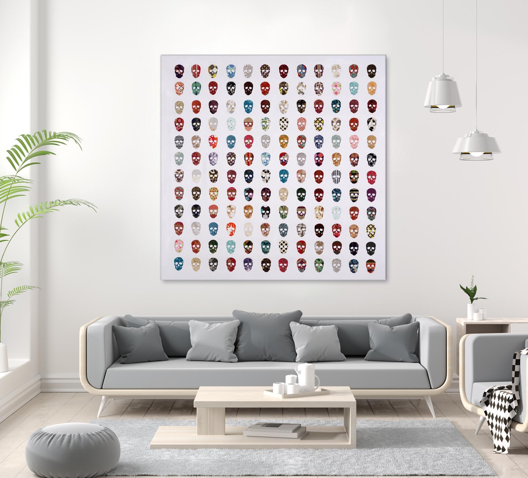 Gorgeous Crowd by Daleno Art on GIANT ART - red abstract