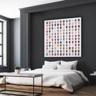 Gorgeous Crowd by Daleno Art on GIANT ART - red abstract