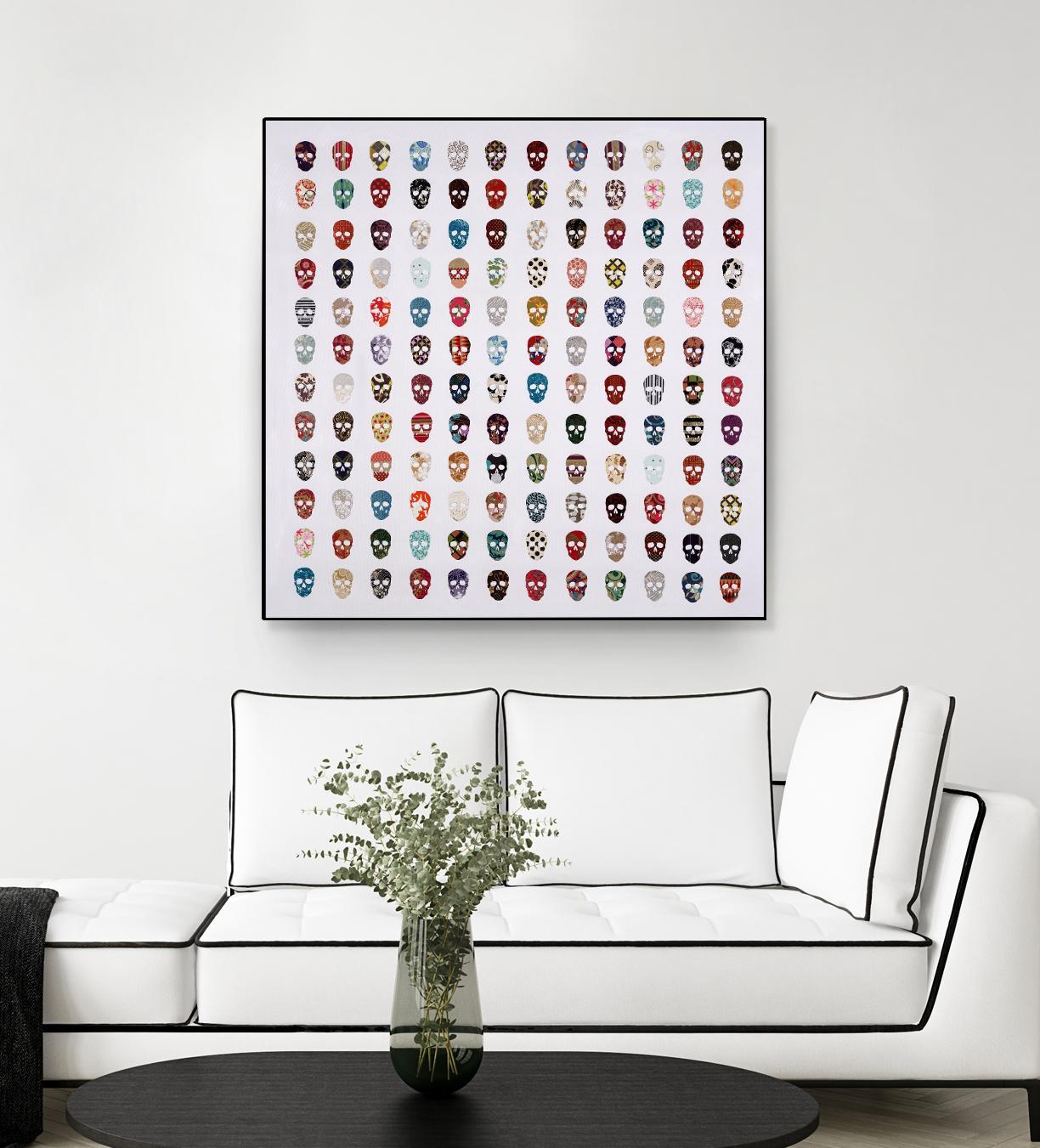 Gorgeous Crowd by Daleno Art on GIANT ART - red abstract
