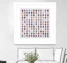 Gorgeous Crowd by Daleno Art on GIANT ART - red abstract