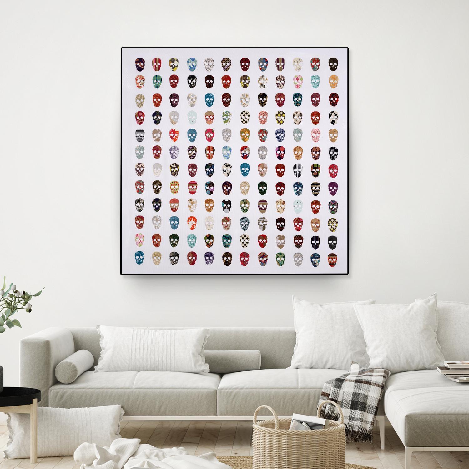Gorgeous Crowd by Daleno Art on GIANT ART - red abstract