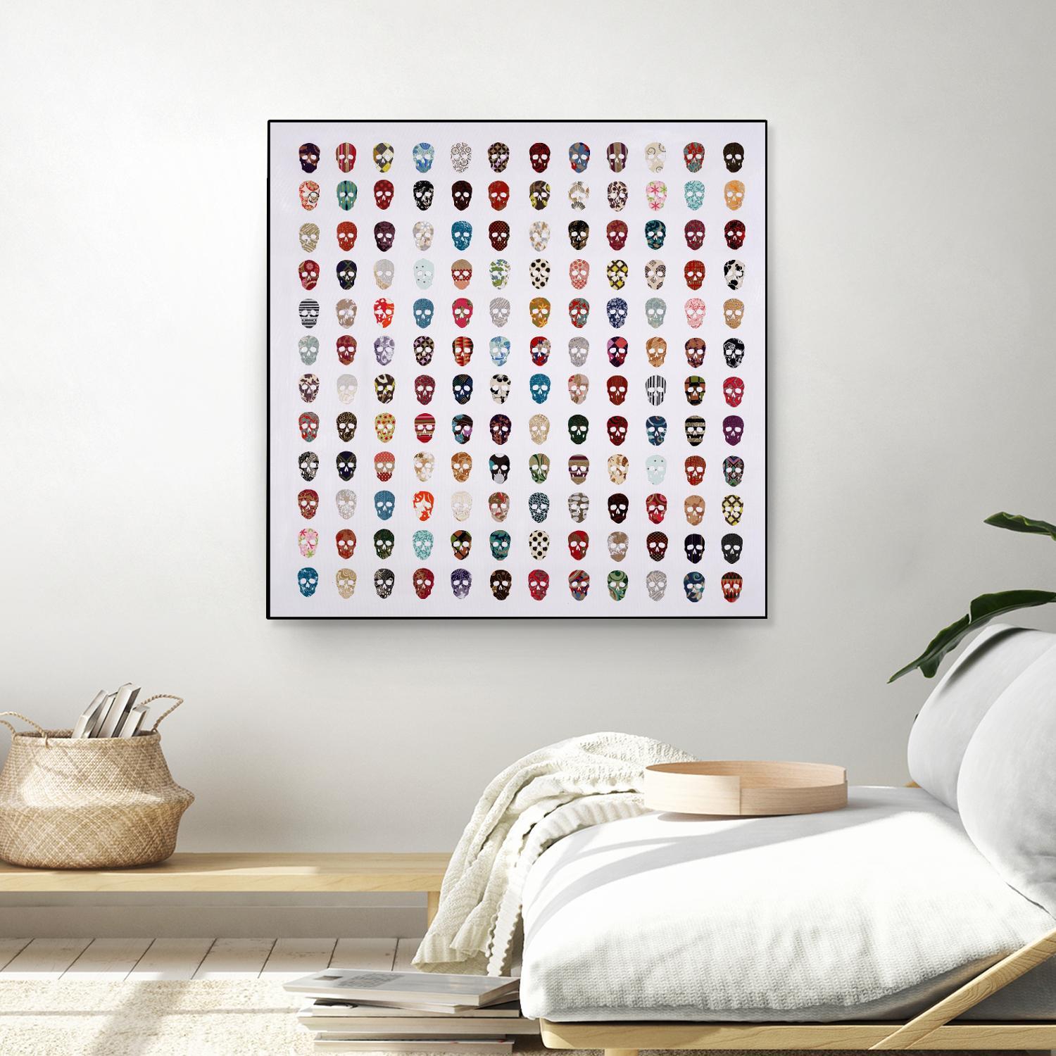Gorgeous Crowd by Daleno Art on GIANT ART - red abstract