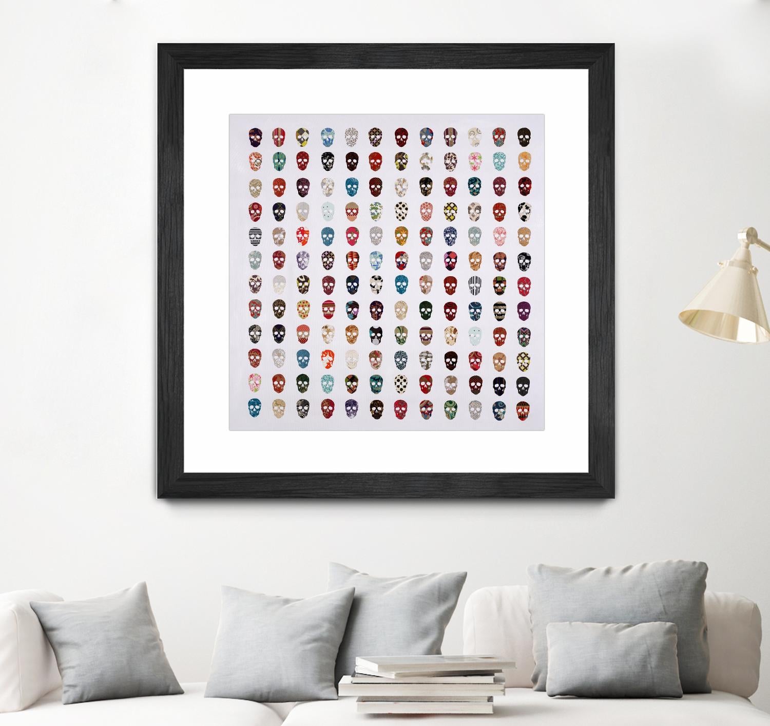 Gorgeous Crowd by Daleno Art on GIANT ART - red abstract