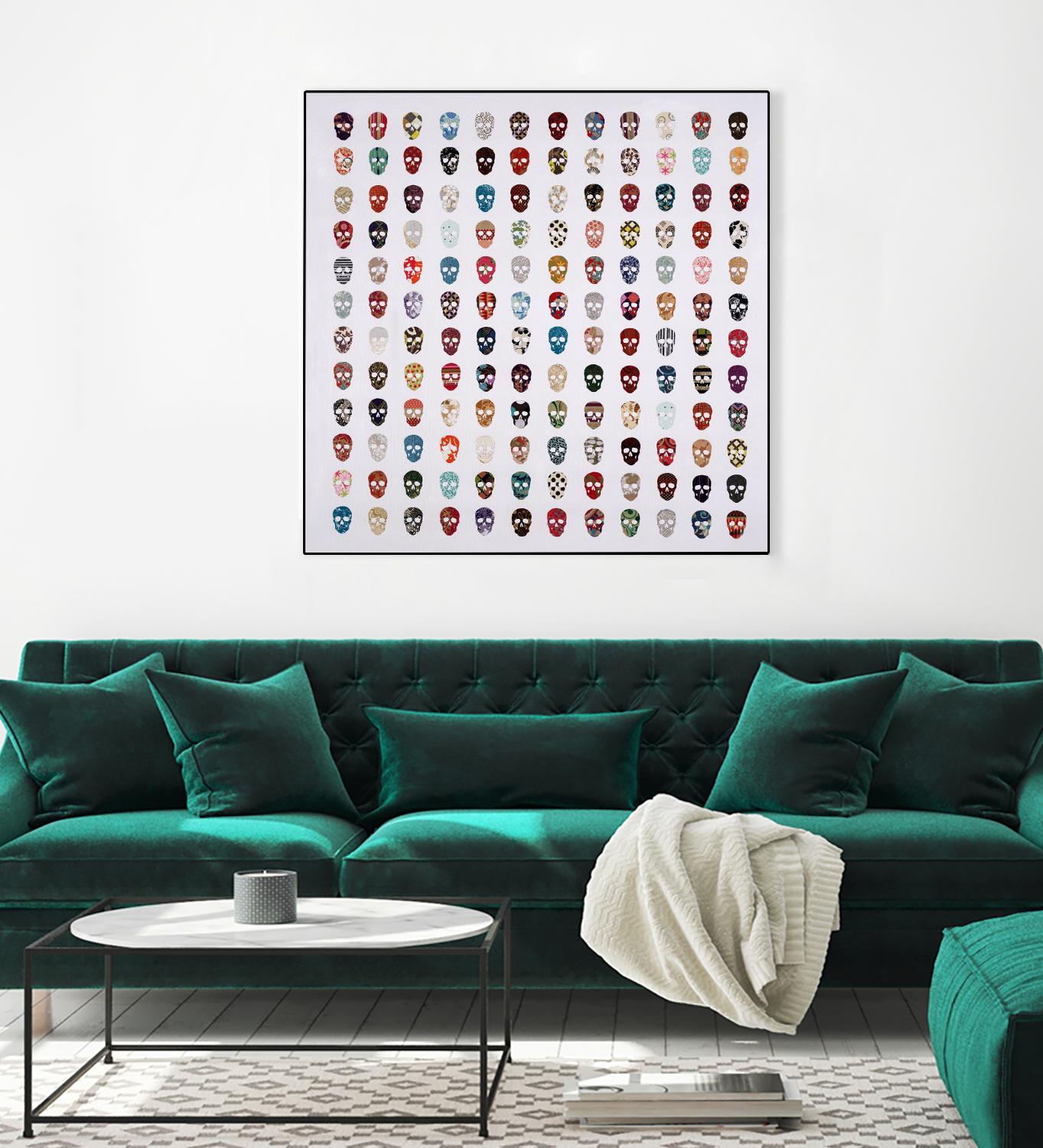 Gorgeous Crowd by Daleno Art on GIANT ART - red abstract