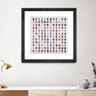 Gorgeous Crowd by Daleno Art on GIANT ART - red abstract