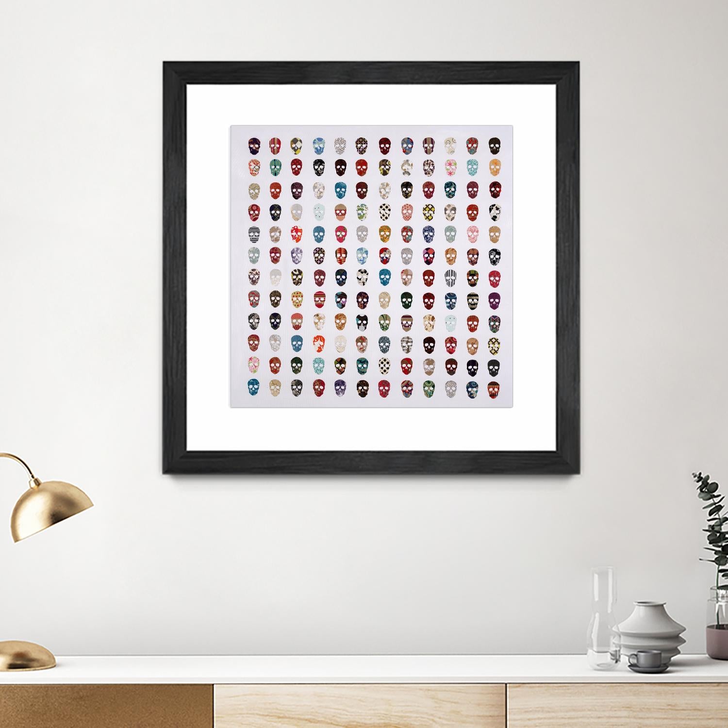 Gorgeous Crowd by Daleno Art on GIANT ART - red abstract