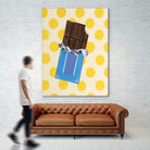 Daily Cravings I by Daleno Art on GIANT ART - blue abstract abstrait 