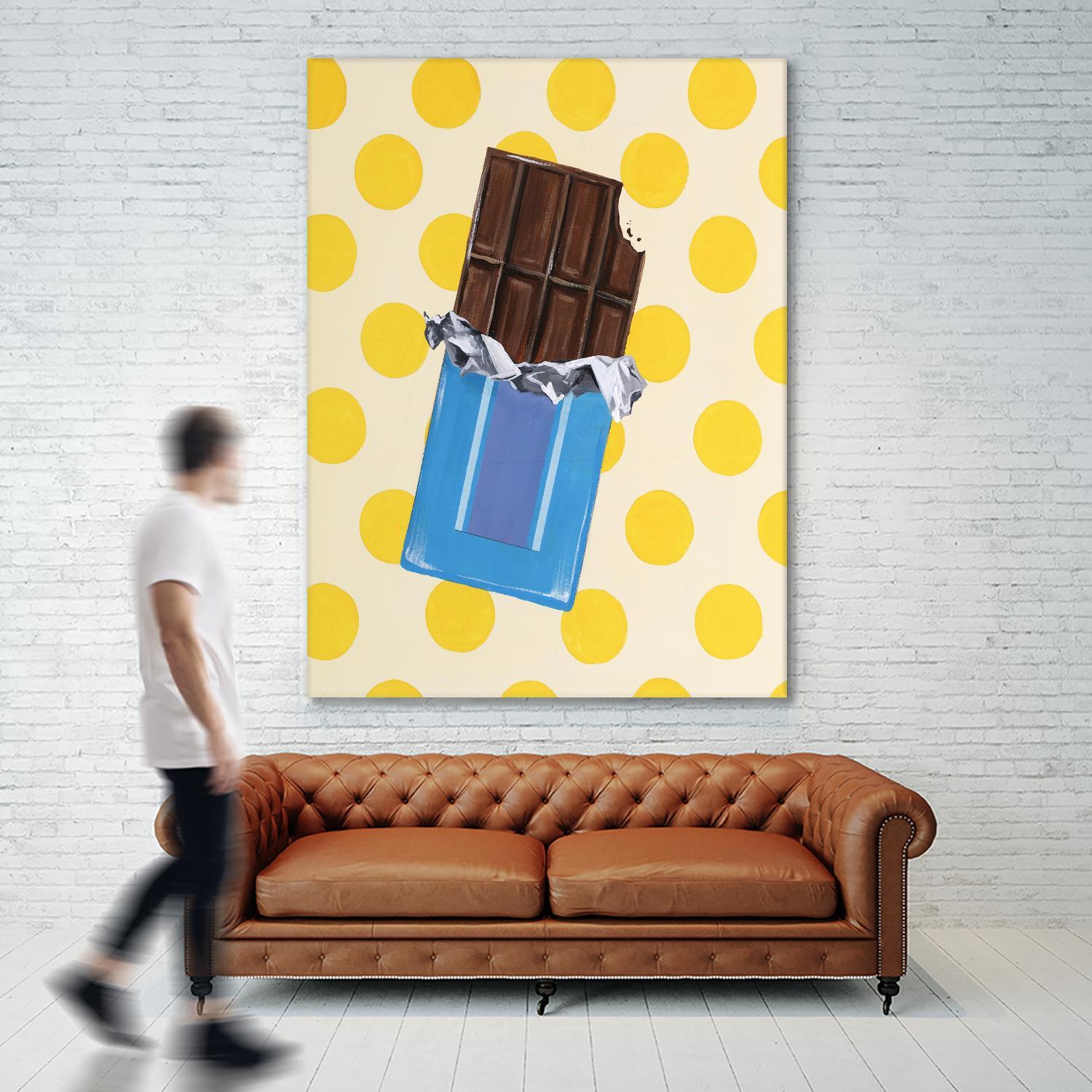 Daily Cravings I by Daleno Art on GIANT ART - blue abstract abstrait 
