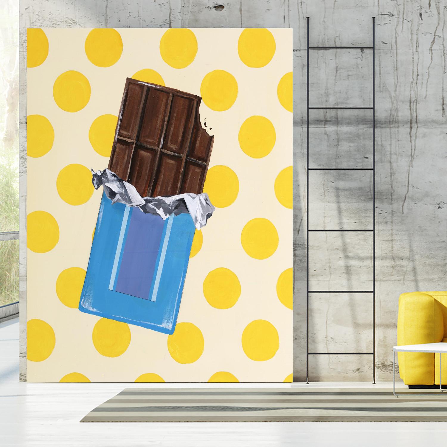 Daily Cravings I by Daleno Art on GIANT ART - blue abstract abstrait 