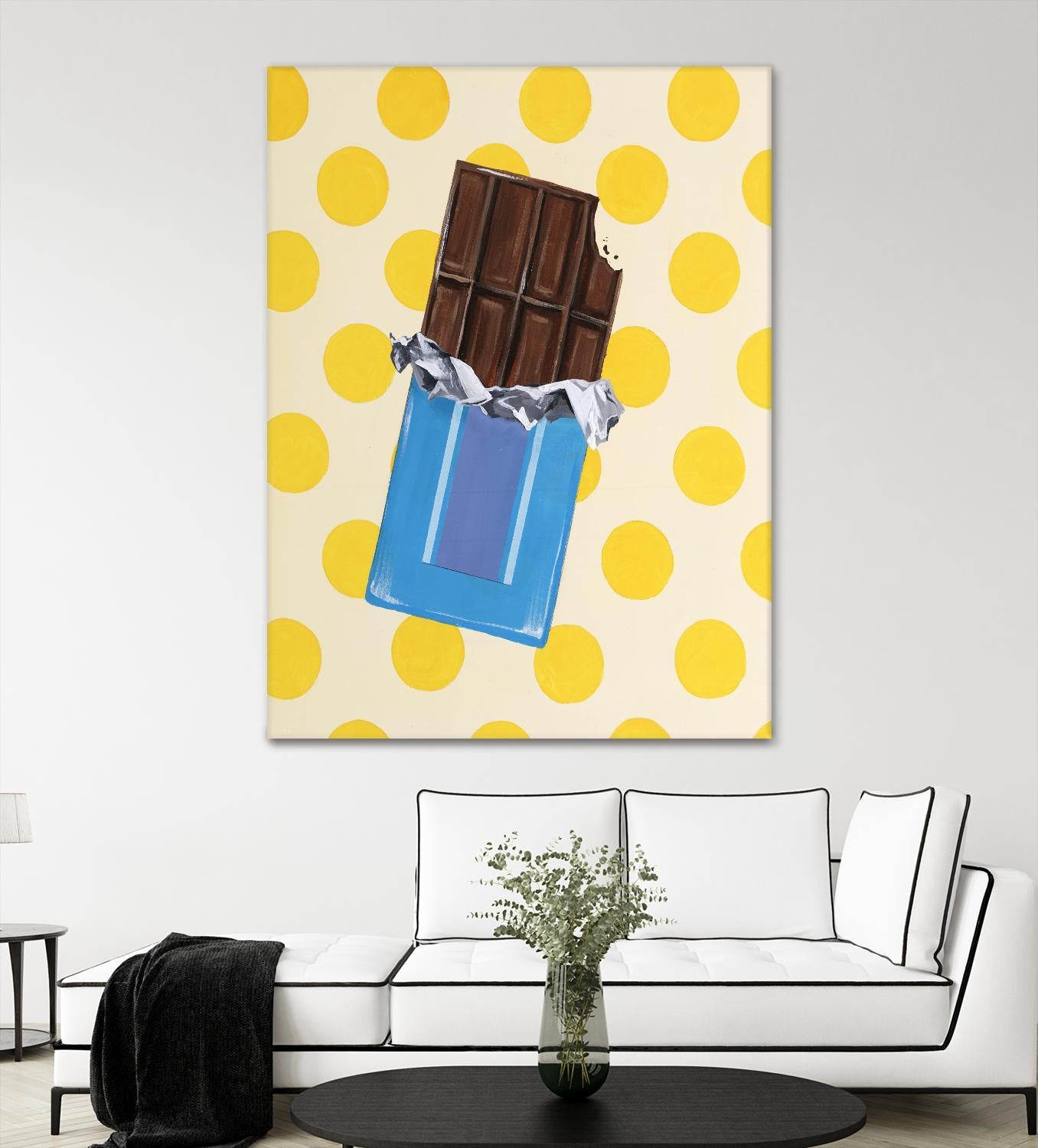 Daily Cravings I by Daleno Art on GIANT ART - blue abstract abstrait 