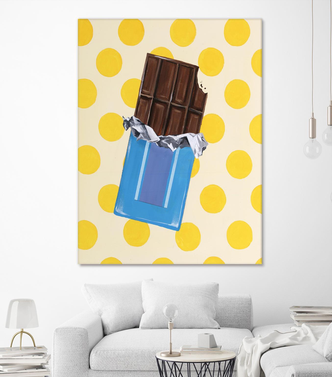 Daily Cravings I by Daleno Art on GIANT ART - blue abstract abstrait 