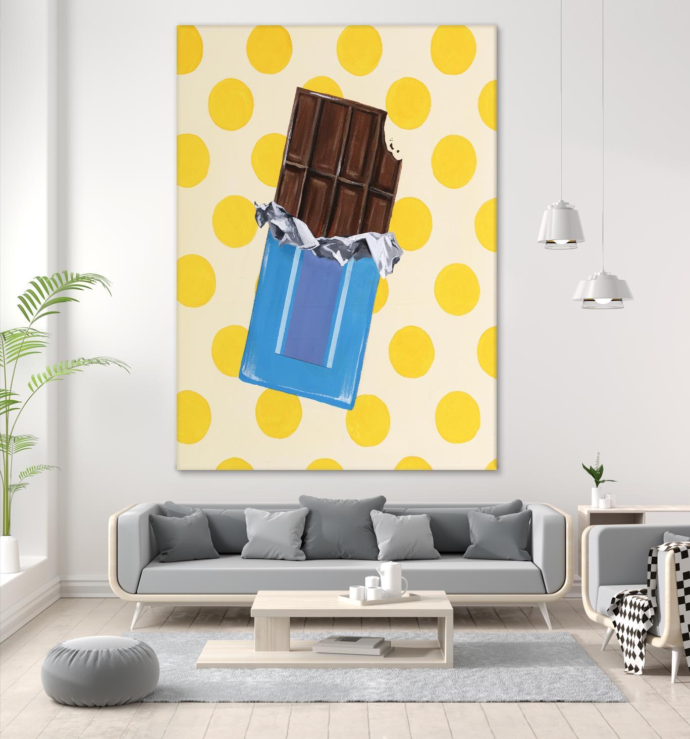 Daily Cravings I by Daleno Art on GIANT ART - blue abstract abstrait 