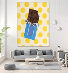 Daily Cravings I by Daleno Art on GIANT ART - blue abstract abstrait 
