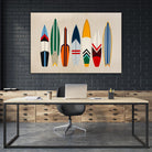 Hip to Be Me II by Daleno Art on GIANT ART - orange digital surf