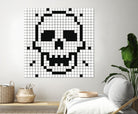 Crossed my Mind by Daleno Art on GIANT ART - white black&white skeleton 