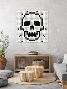 Crossed my Mind by Daleno Art on GIANT ART - white black&white skeleton 