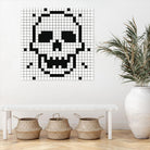 Crossed my Mind by Daleno Art on GIANT ART - white black&white skeleton 
