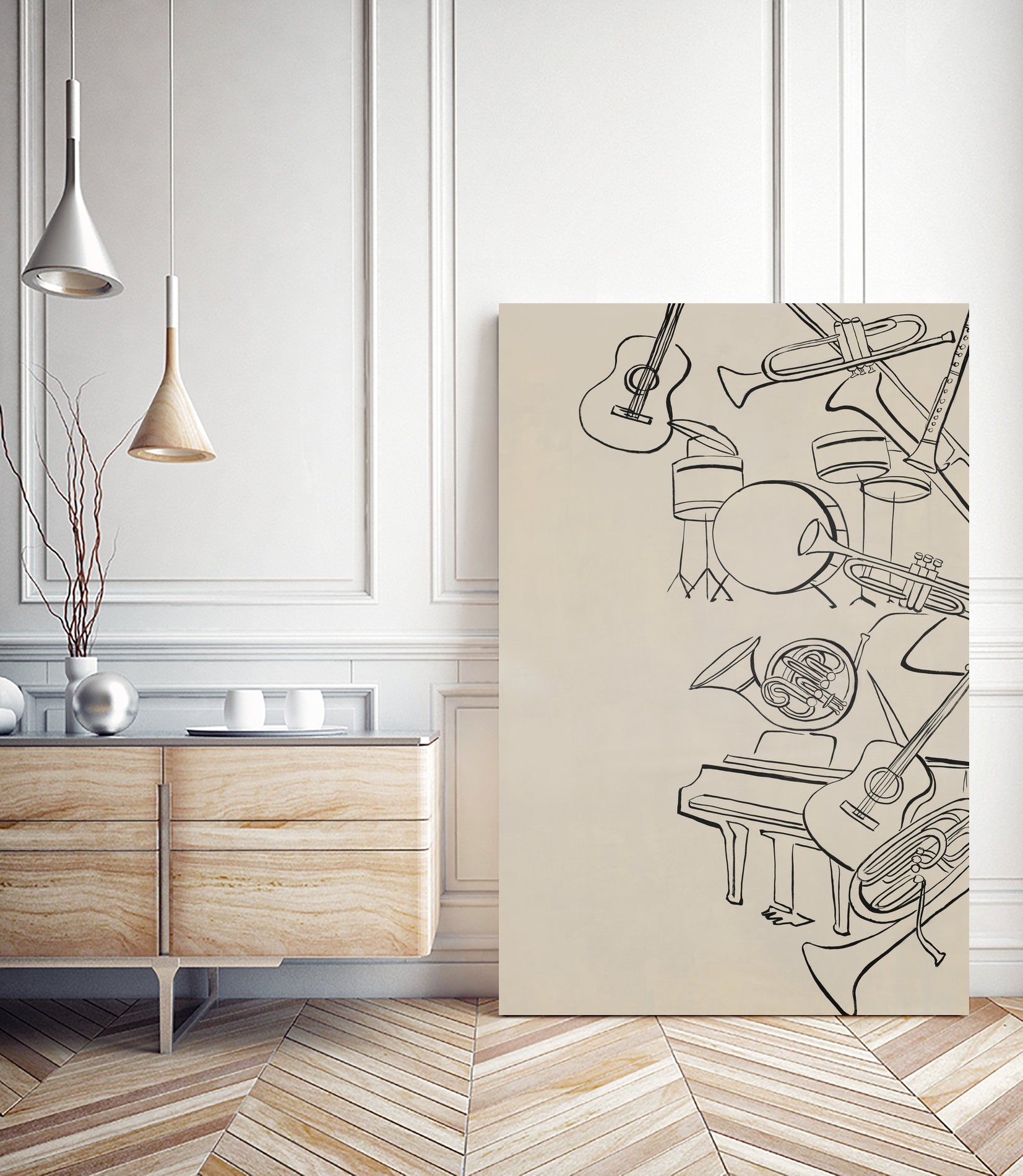 The Family Musician by Daleno Art on GIANT ART -  abstract