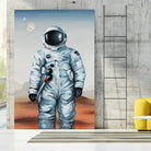 If You Believe by Daleno Art on GIANT ART - orange digital astronaut